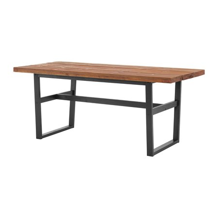 ALATERRE FURNITURE Walden 72" Dining Table with Solid Cedar Top ACWN0175B